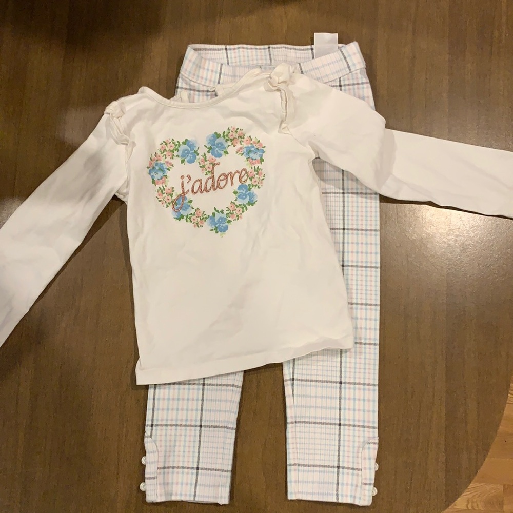 Janie and Jack two piece outfit size 4
